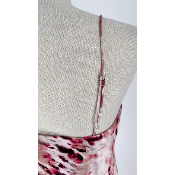 Cami NYC Raven Tie Dyed Silk Charmeuse Midi Slip Dress Womens Size Small V Neck - Picture 8 of 13